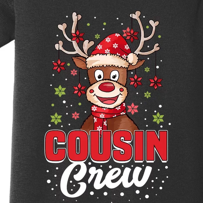 Christmas Cousin Crew Funny Reindeer Matching Pajama Gifts Premium Baby Bodysuit