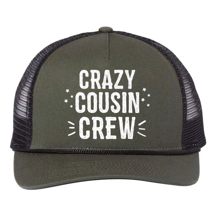 Crazy Cousin Crew Cute Gift Retro Rope Trucker Hat Cap