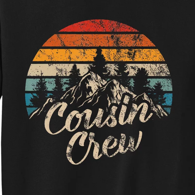 Cousin Crew Camping Outdoor Sunset Summer Camp Sweatshirt