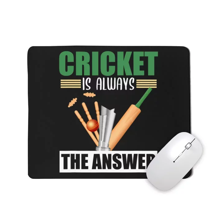 Cool Cricket Coach Funny Cricketer Humor Team Sports Trainer Mousepad