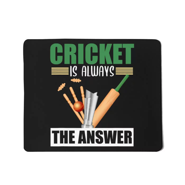 Cool Cricket Coach Funny Cricketer Humor Team Sports Trainer Mousepad