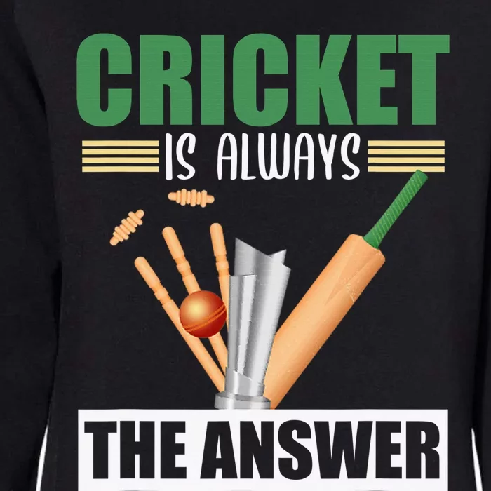 Cool Cricket Coach Funny Cricketer Humor Team Sports Trainer Womens California Wash Sweatshirt