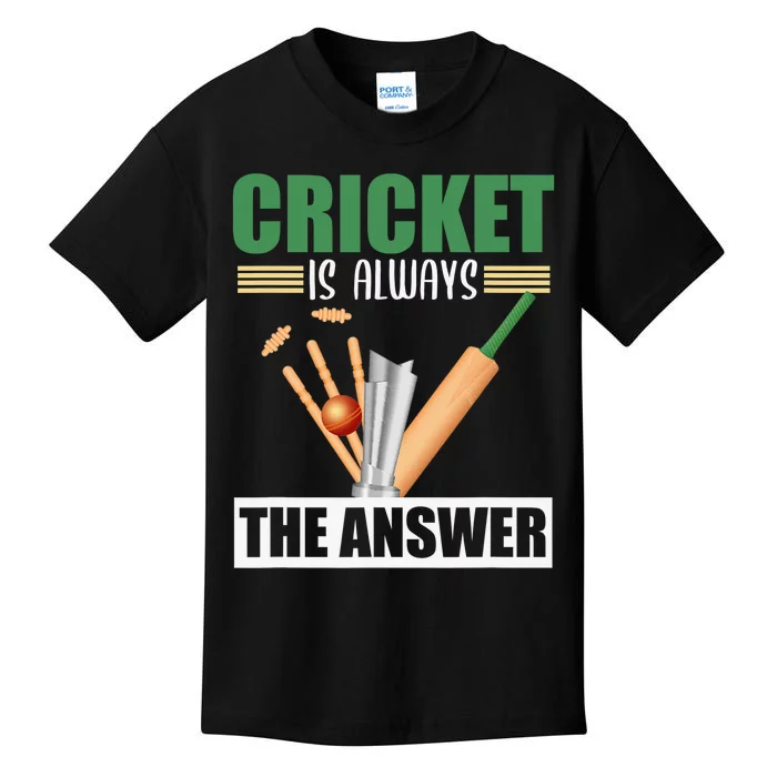 Cool Cricket Coach Funny Cricketer Humor Team Sports Trainer Kids T-Shirt