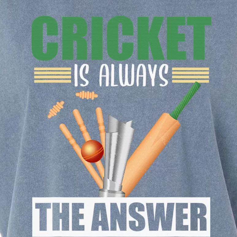 Cool Cricket Coach Funny Cricketer Humor Team Sports Trainer Garment-Dyed Women's Muscle Tee