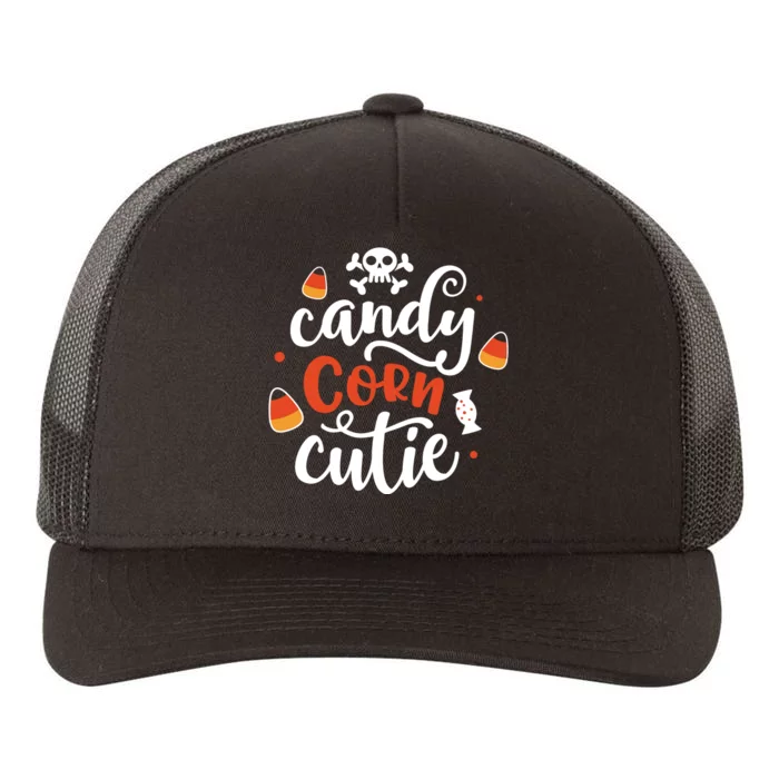 Candy Corn Cutie Halloween Yupoong Adult 5-Panel Trucker Hat