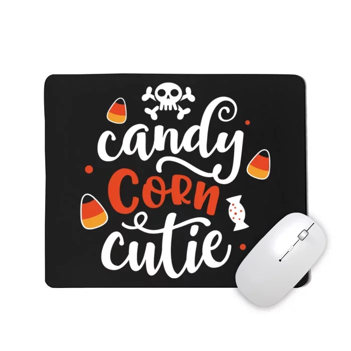 Candy Corn Cutie Halloween Mousepad