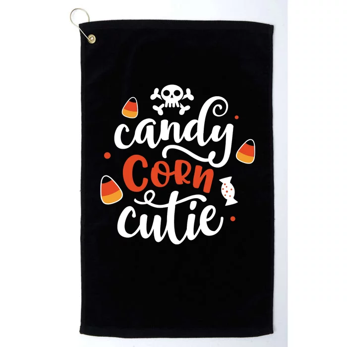 Candy Corn Cutie Halloween Platinum Collection Golf Towel