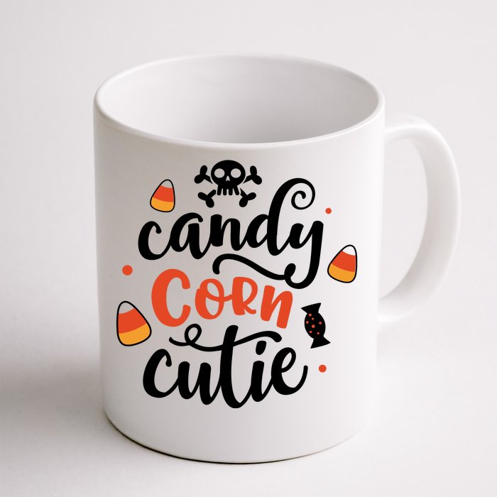 Candy Corn Cutie Halloween Front & Back Coffee Mug