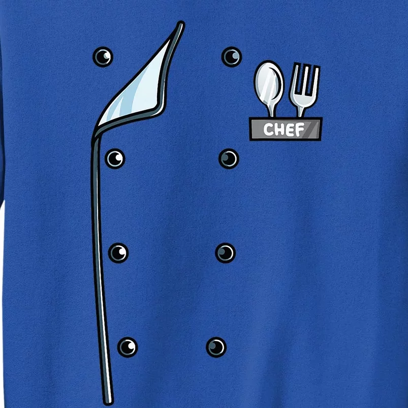 Chef Costume Coat Uniform Cook Jacket Tall Sweatshirt