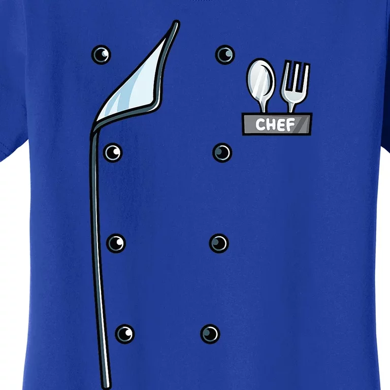 Chef Costume Coat Uniform Cook Jacket Women's T-Shirt