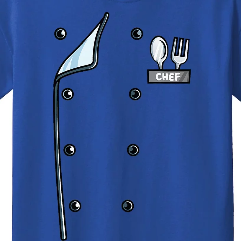 Chef Costume Coat Uniform Cook Jacket Kids T-Shirt