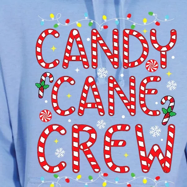 Candy Cane Crew Funny Christmas Candy Cane Lover Xmas Pajama Unisex Surf Hoodie