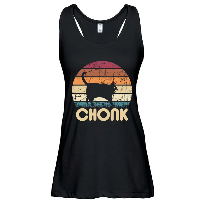 Chonk Cat Ladies Essential Flowy Tank