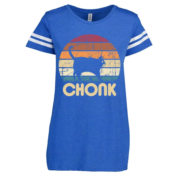 Chonk Cat Enza Ladies Jersey Football T-Shirt