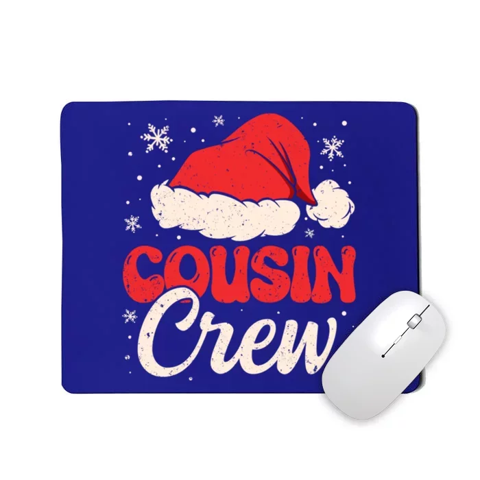 Christmas Cousin Crew Groovy Retro Cute Pajamas Family Xmas Gift Mousepad