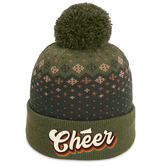 Colorful Cheerleading Cheer Team Cheerleader The Baniff Cuffed Pom Beanie