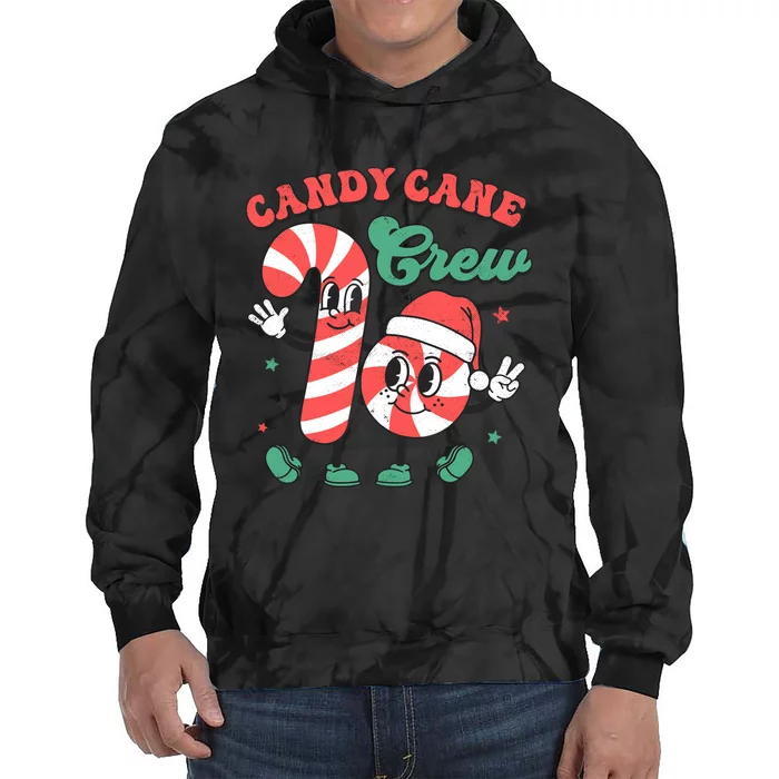 Candy Cane Crew Christmas Xmas Love Candy Tie Dye Hoodie