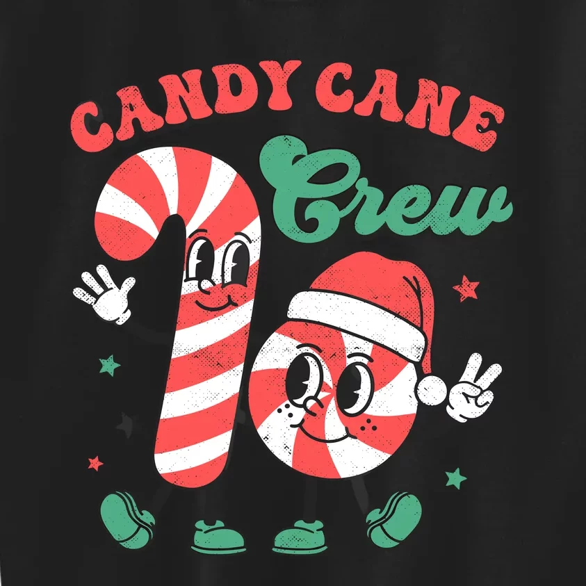 Candy Cane Crew Christmas Xmas Love Candy Kids Sweatshirt