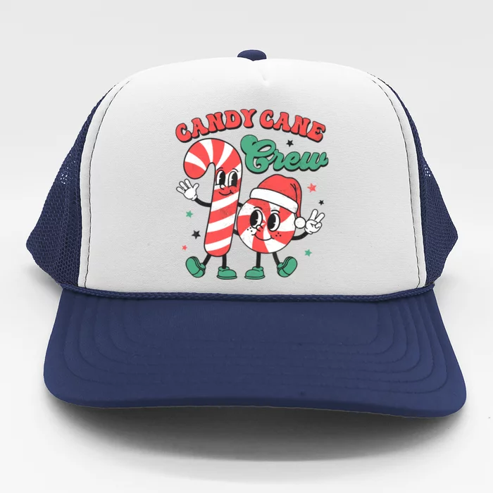 Candy Cane Crew Christmas Xmas Love Candy Trucker Hat