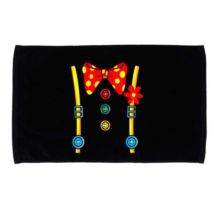 Clown Costume Circus Birthday Party Halloween Microfiber Hand Towel