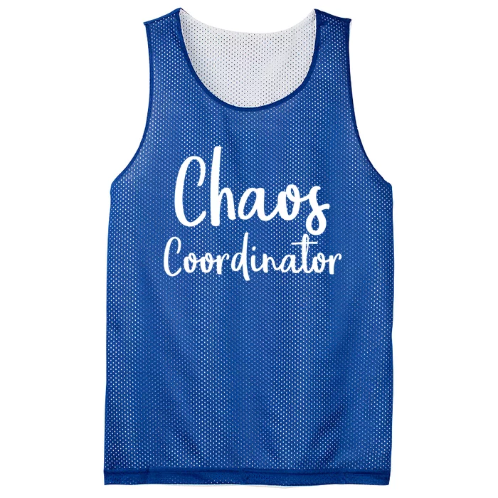 Chaos Coordinator Cool Gift Chaos Coordinator Funny Gift Mesh Reversible Basketball Jersey Tank