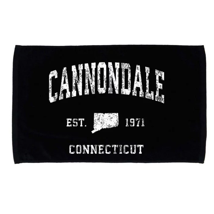 Cannondale Connecticut Ct Vintage Athletic Sports Design Microfiber Hand Towel