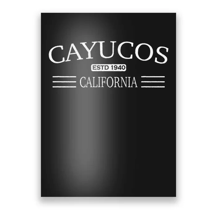 Cayucos California Poster