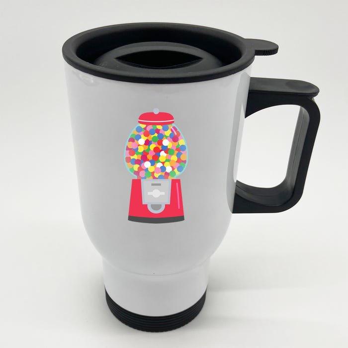 Colorful Candy Front & Back Stainless Steel Travel Mug