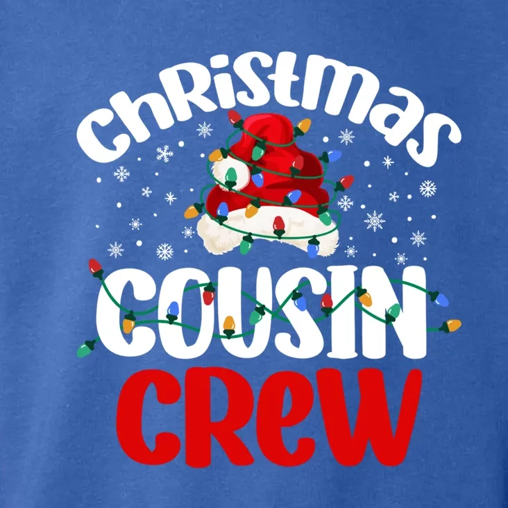 Christmas Cousin Crew Santa Hat Matching Xmas Family Pajamas Gift Toddler Hoodie