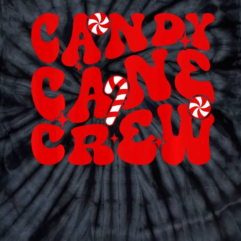 Candy Cane Crew Pajamas Matching Group Family Candy Lovers Tie-Dye T-Shirt