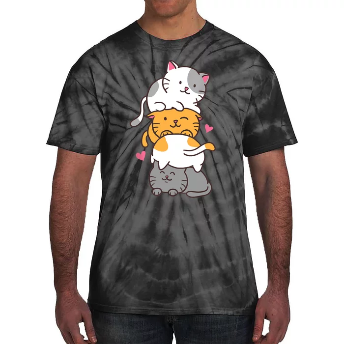 Cat Cats Cute Kitty Pile Anime Kawaii Neko Gift TShirt Tie-Dye T-Shirt