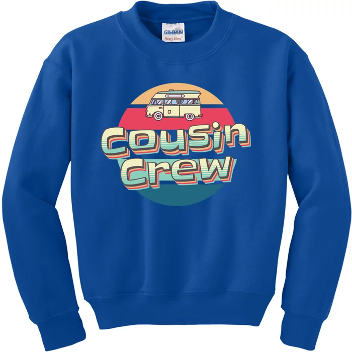 Cousin Camping Crew Matching Road Trip Meaningful Gift Kids Sweatshirt