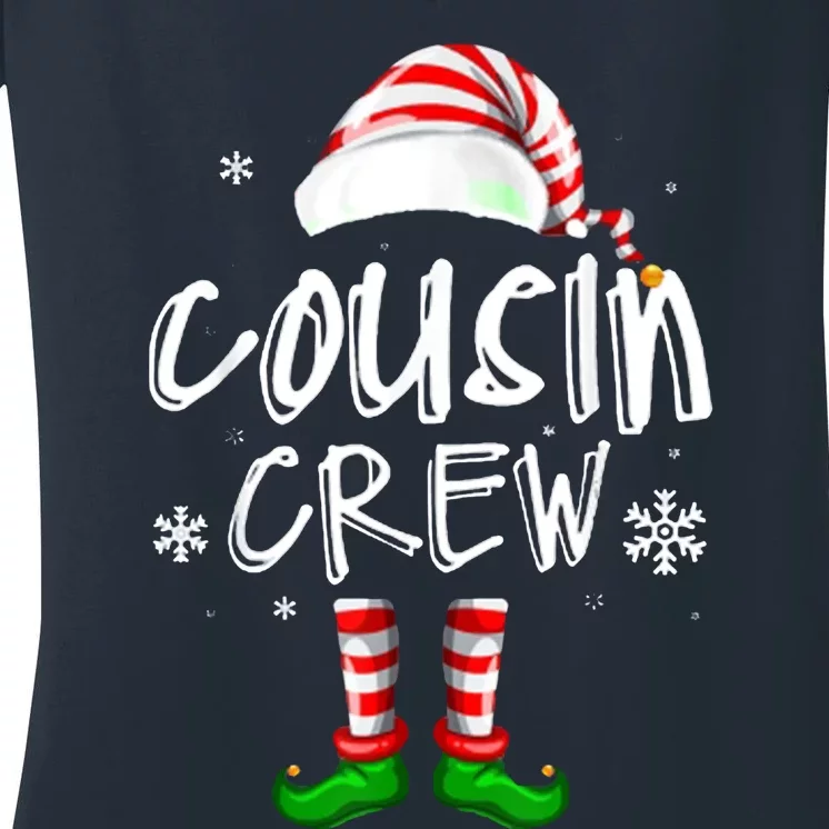 Cousin Crew Christmas Elf Women's V-Neck T-Shirt