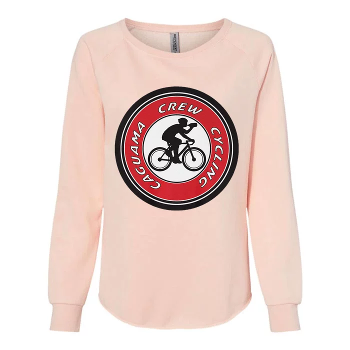 Caguama Crew Cycling Womens California Wash Sweatshirt