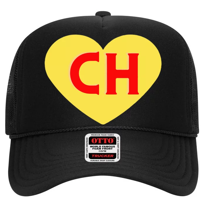 Chespirito Chapulin Colorado High Crown Mesh Trucker Hat