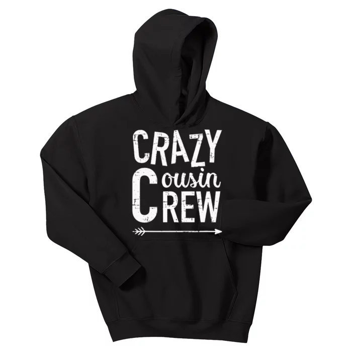 Crazy cousin crew Kids Hoodie