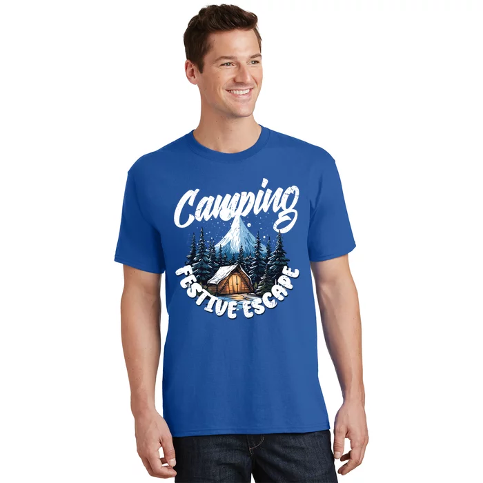 Camping Christmas Camper Camping Lover Gift T-Shirt