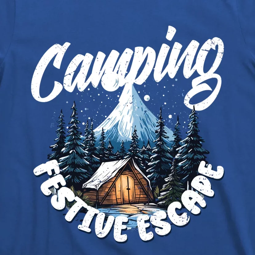 Camping Christmas Camper Camping Lover Gift T-Shirt