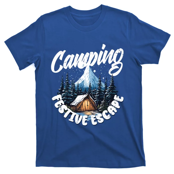 Camping Christmas Camper Camping Lover Gift T-Shirt