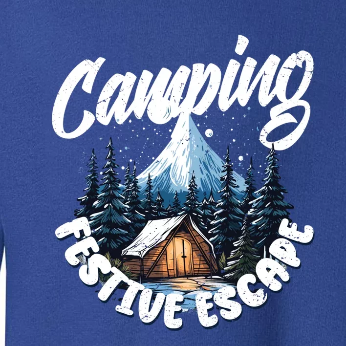 Camping Christmas Camper Camping Lover Gift Toddler Sweatshirt