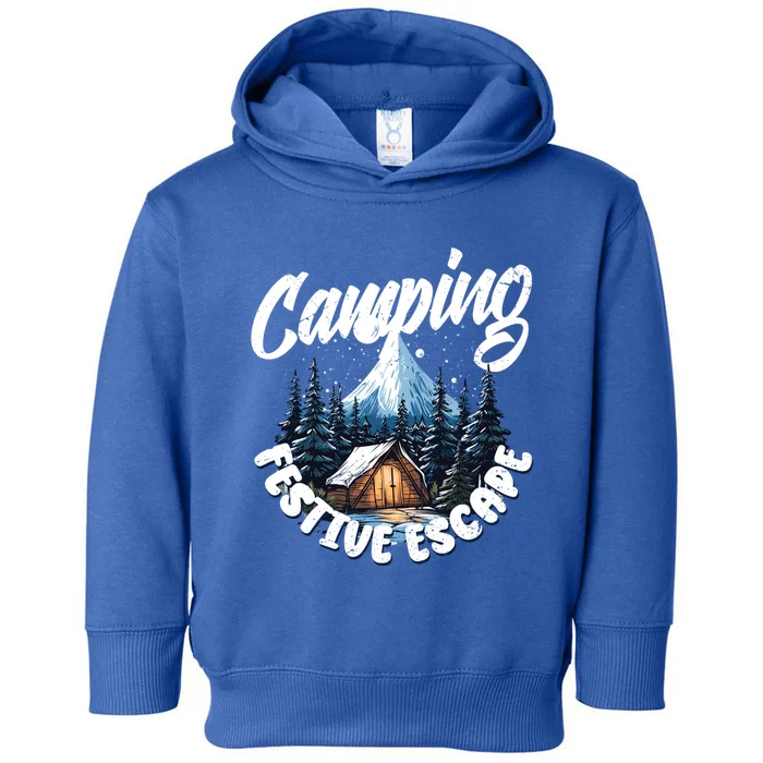 Camping Christmas Camper Camping Lover Gift Toddler Hoodie