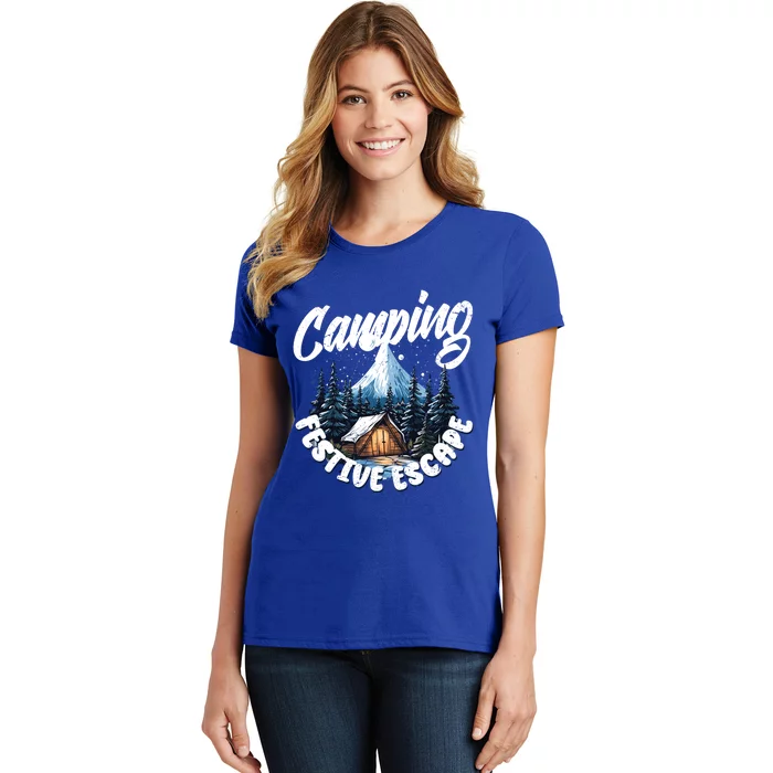 Camping Christmas Camper Camping Lover Gift Women's T-Shirt