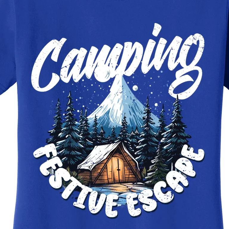 Camping Christmas Camper Camping Lover Gift Women's T-Shirt