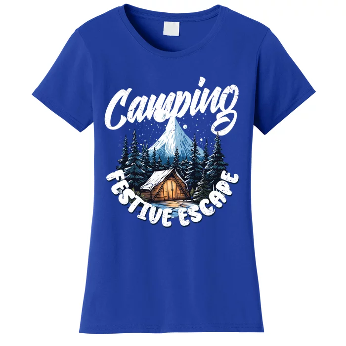 Camping Christmas Camper Camping Lover Gift Women's T-Shirt