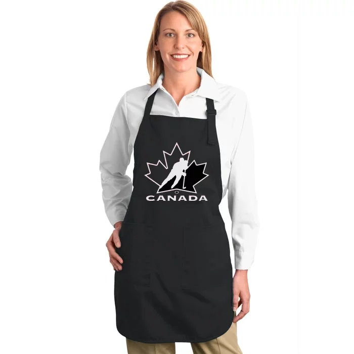 Canada Canadian Canada Flag Canada Full-Length Apron With Pocket