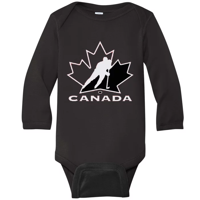 Canada Canadian Canada Flag Canada Baby Long Sleeve Bodysuit