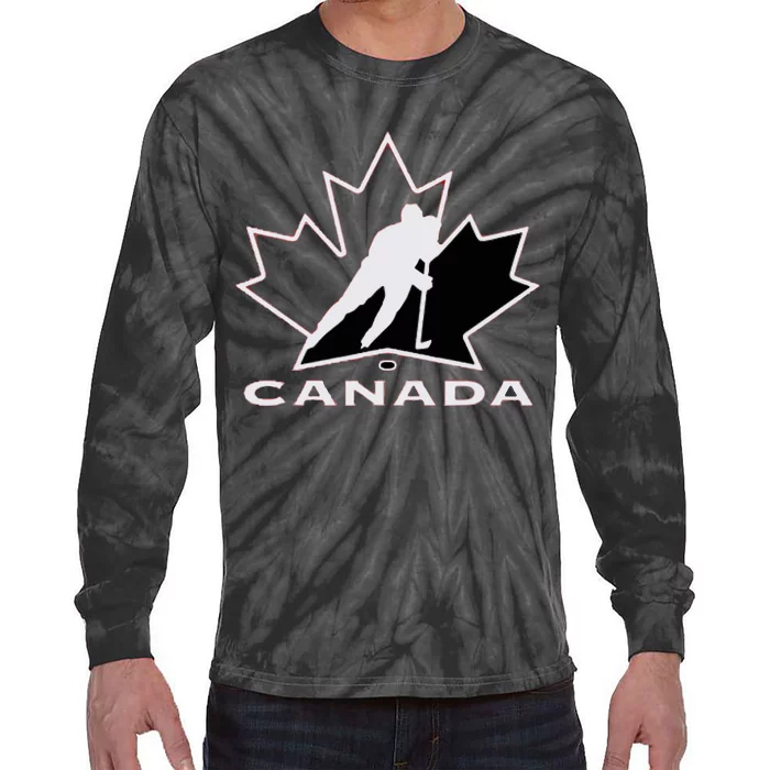 Canada Canadian Canada Flag Canada Tie-Dye Long Sleeve Shirt