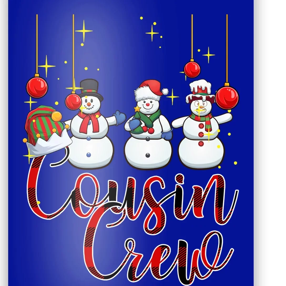 Christmas Cousin Crew Snow Team Squad Funny Xmas Pajamas Cool Gift Poster