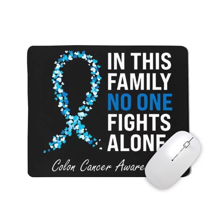 Colorectal Cancer Colon Cancer Blue Ribbon Mousepad