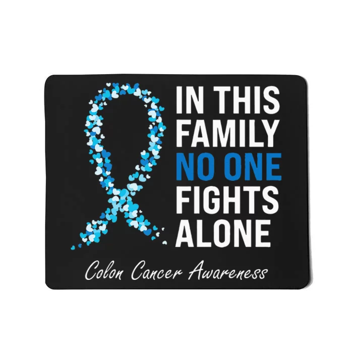 Colorectal Cancer Colon Cancer Blue Ribbon Mousepad